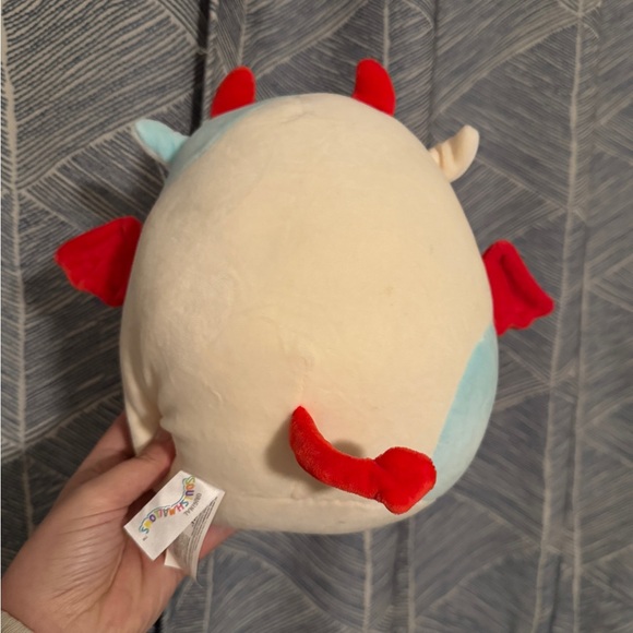 Squishmallows Red and Blue Cow Plush - Picture 2 of 3